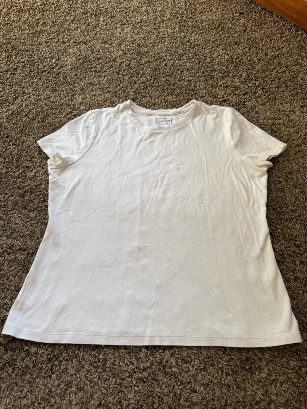 Studio Works White Short Sleeve Tee